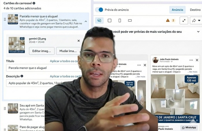 Diego Santos - Tráfego Pago para Leilão de Imóveis